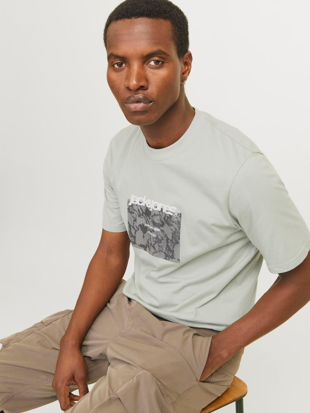 12273239/Aqua Gray JACK AND JONES