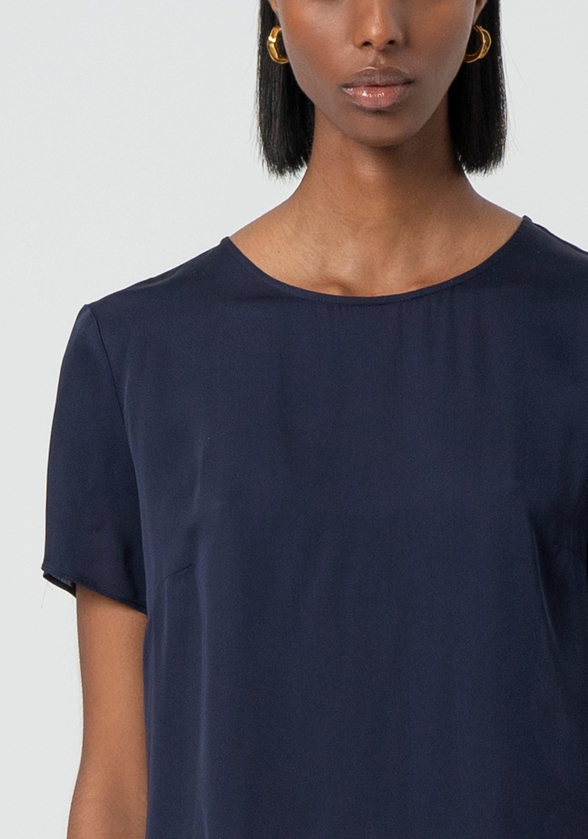 CLASSIC HALF SLEEVES BLOUSE SAND 