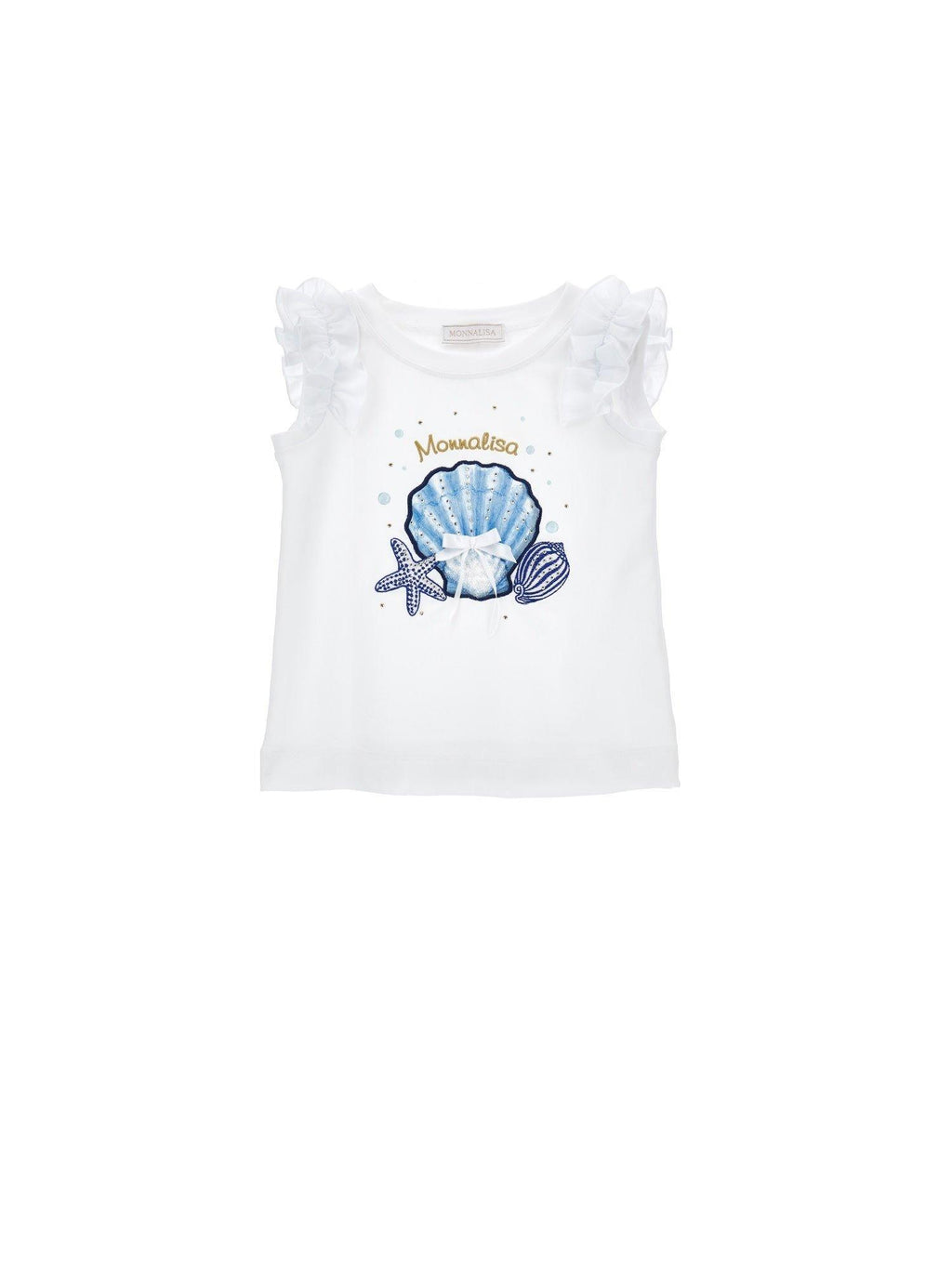 CANOTTA CON ROUCHES JERSE 19C615 3011/0099 MONNALISA