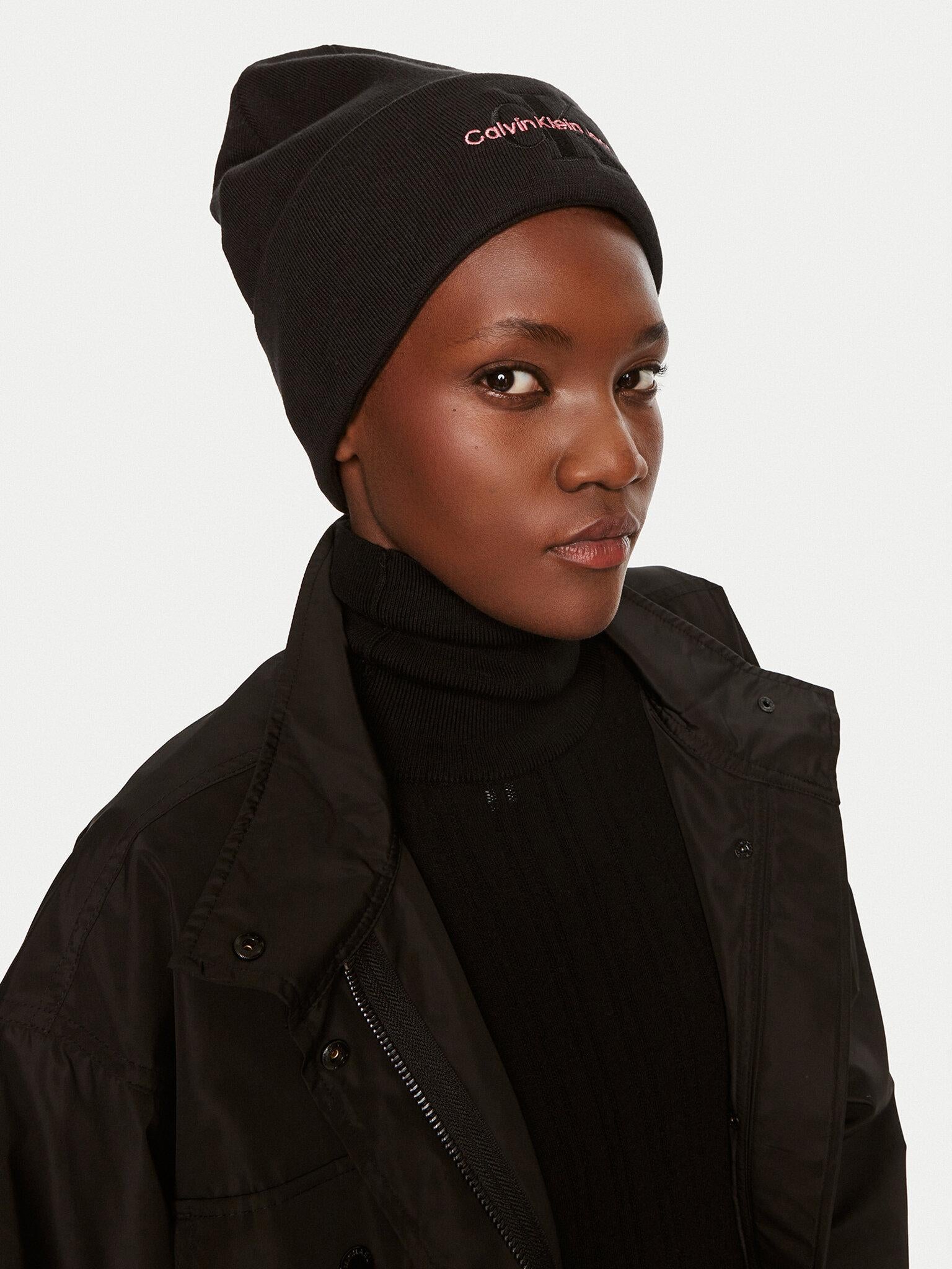 MONO LOGO EMBRO BEANIE K60K612668/01P CALVIN KLEIN JEANS