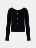 GUESS MARCIANO AGATHE RIBBED LS SWTR