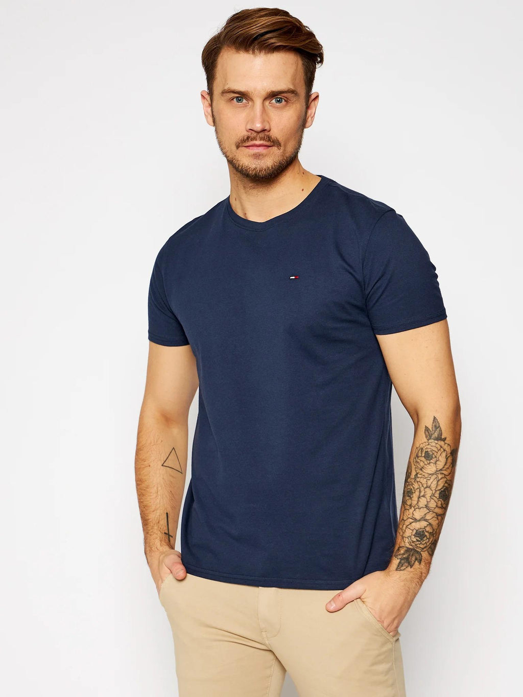 TJM XSLIM JERSEY TEE DM0DM04411/002 TOMMY JEANS