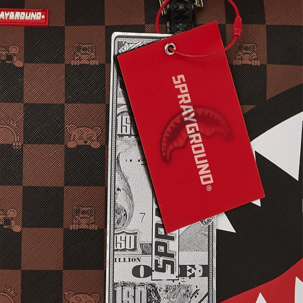 PEEKING CHARACTER CHECK<BR/>TOTE 
