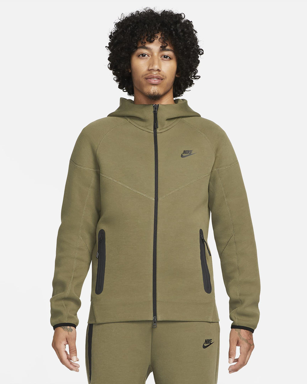 M nk tch flc fz wr hoodie 