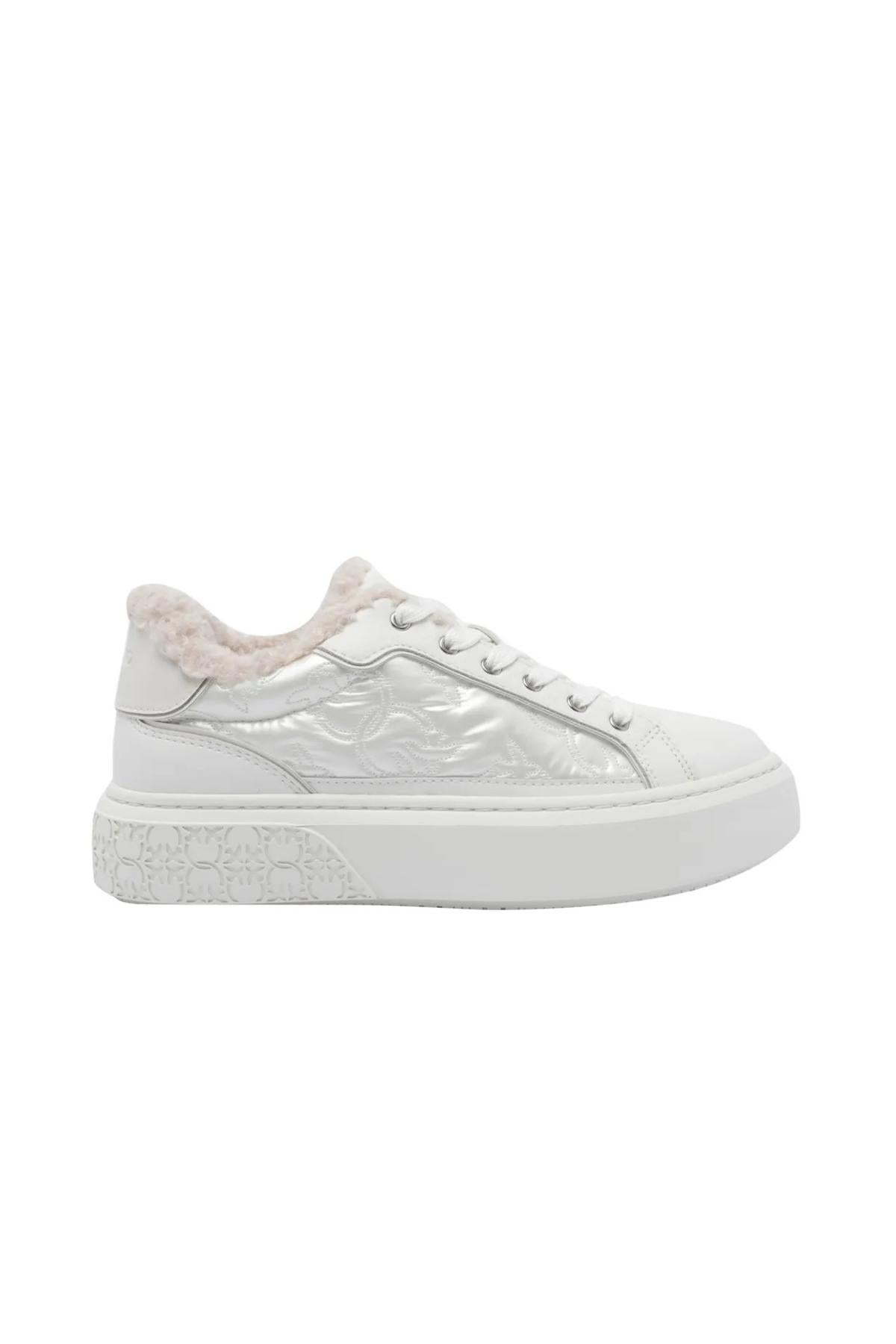 YOKO 21 - SNEAKER CALF LEATHER/MONOGRAM NYLON/LINING 