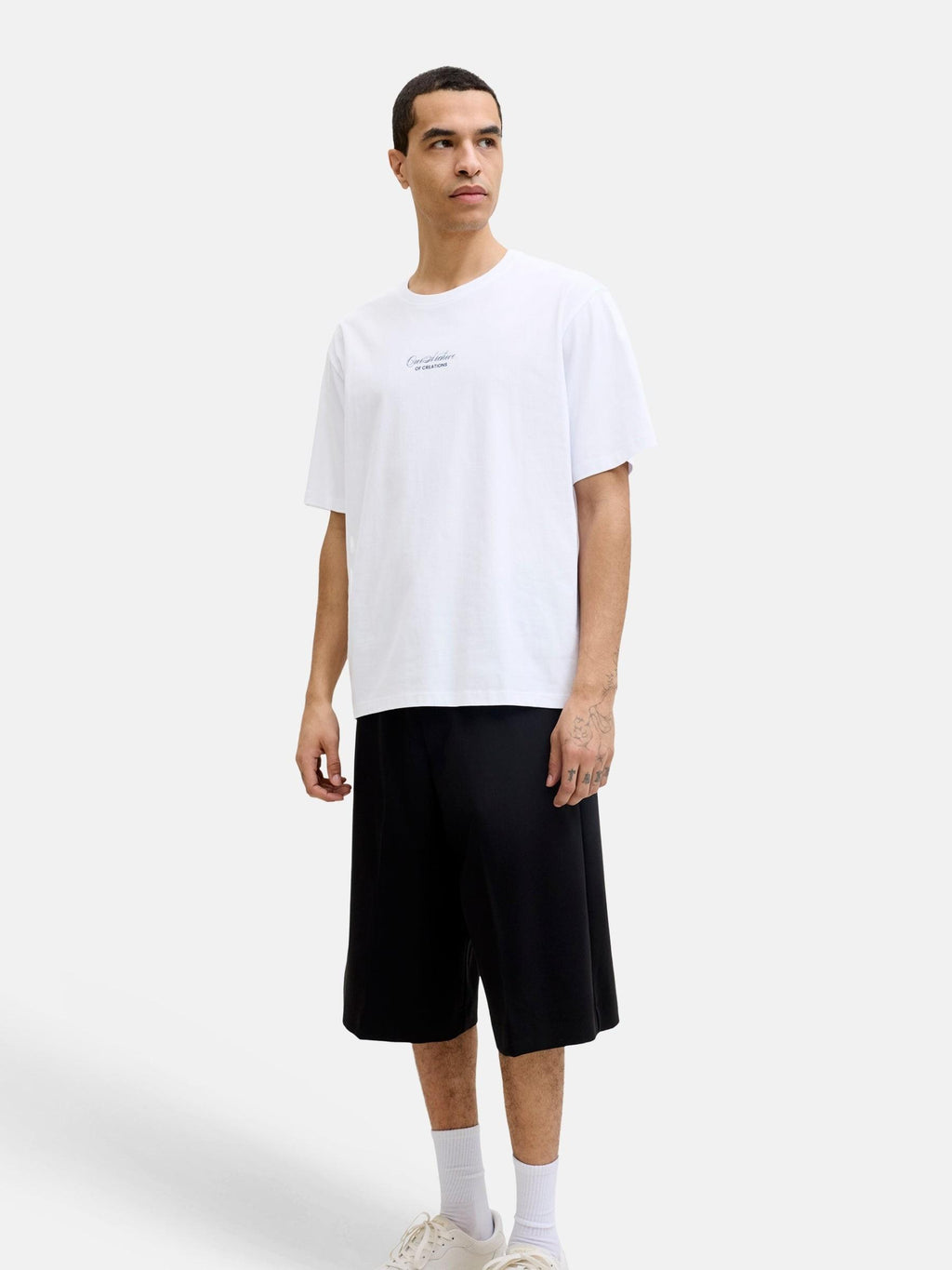 JJART PRINT TEE SS CREW NECK 