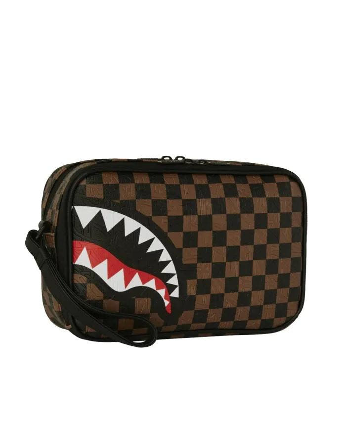 CHECK 2 EMBOSS TOILETRY BAG 