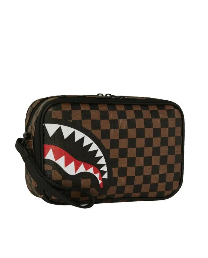 CHECK 2 EMBOSS TOILETRY BAG 