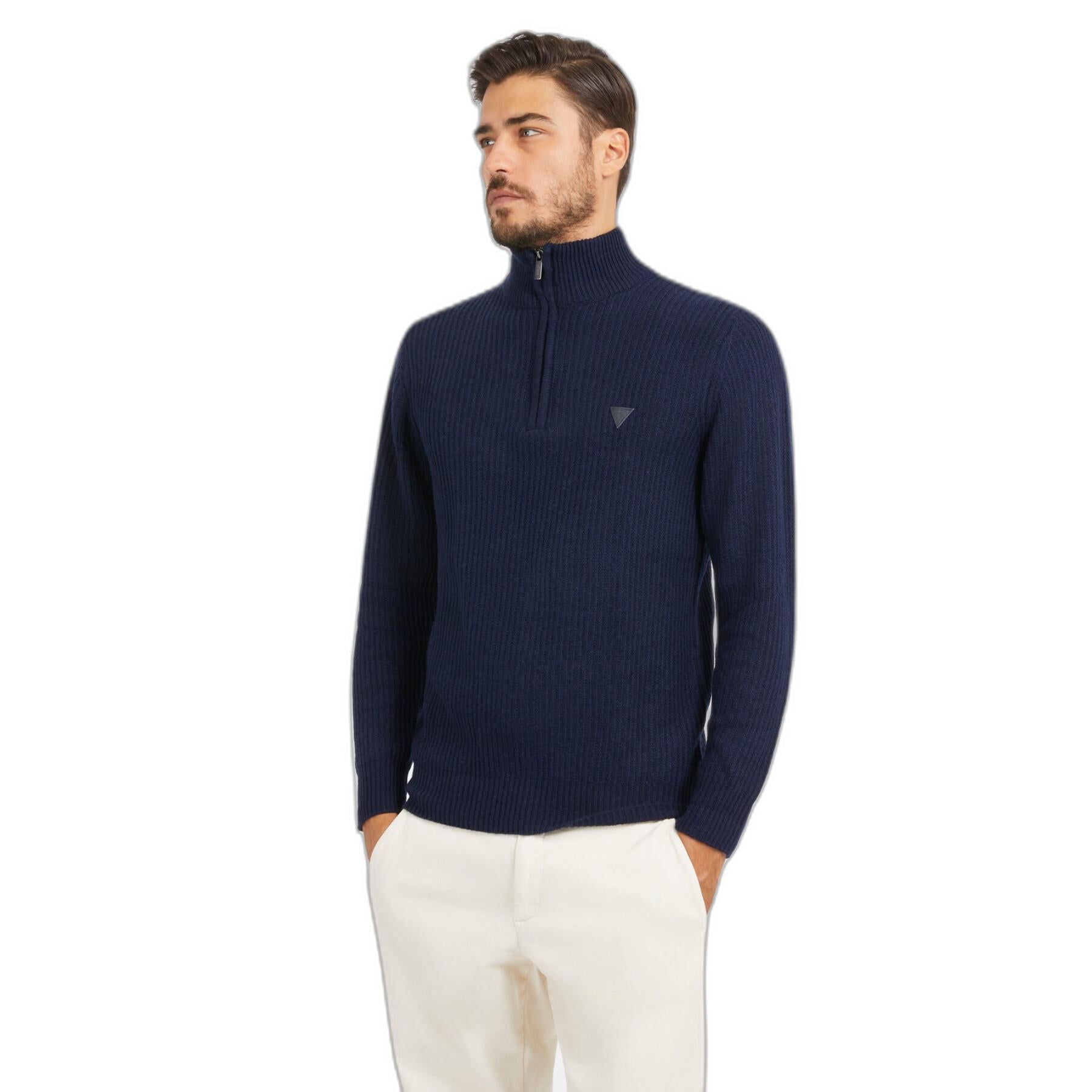 ARIC RIBBED CAMIONER SWTR M3BR47Z39B0/G7V2 GUESS