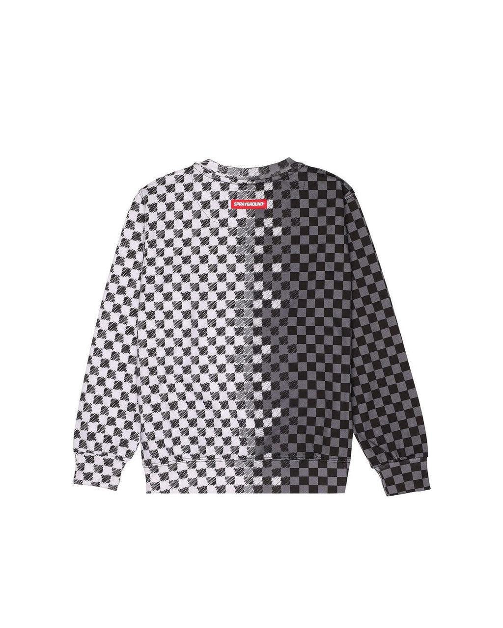 CHECKERED SKETCH REGULAR CREWNECK 