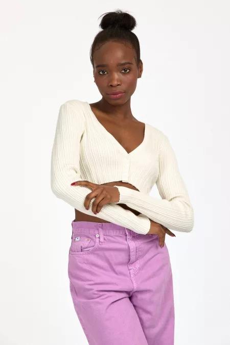 SHORT CARDIGAN J20J220445/YBI CALVIN KLEIN JEANS