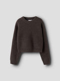 NAME.IT NKFHOLLY LS BOXY SHORT KNIT NOOS