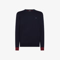 SUN68 SWEATER ELBOW CONTRAST L/S