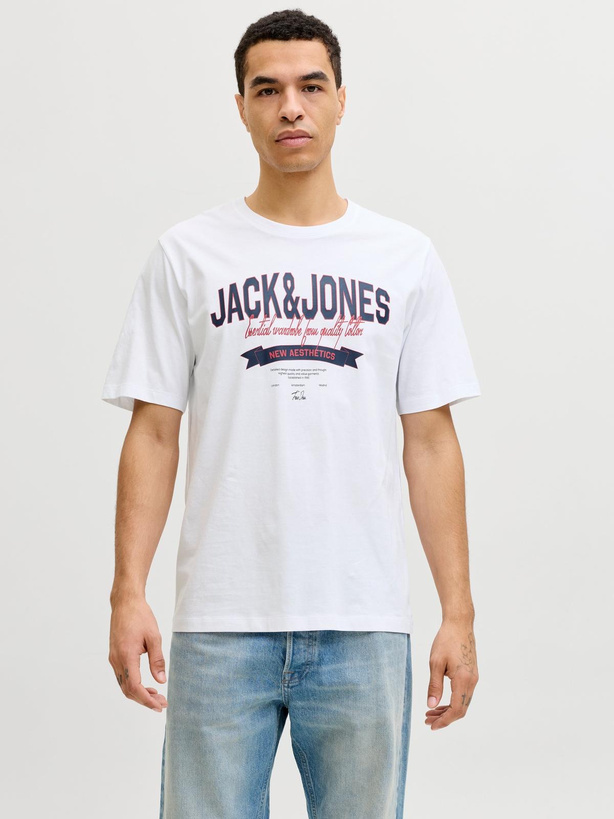 12288016/Bright White JACK AND JONES