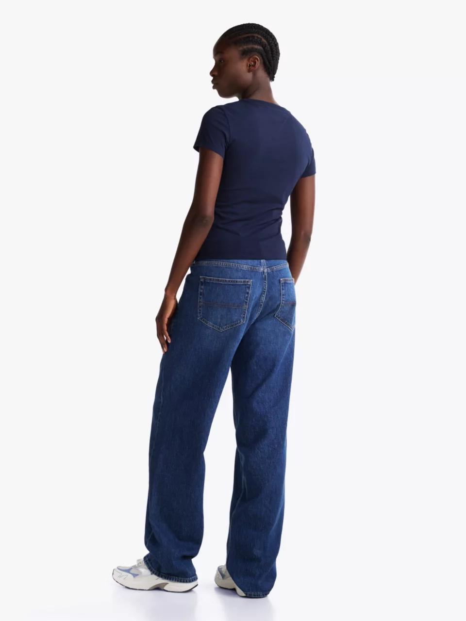 TJW SLIM LINEAR TEE DW0DW18398/C1G TOMMY JEANS