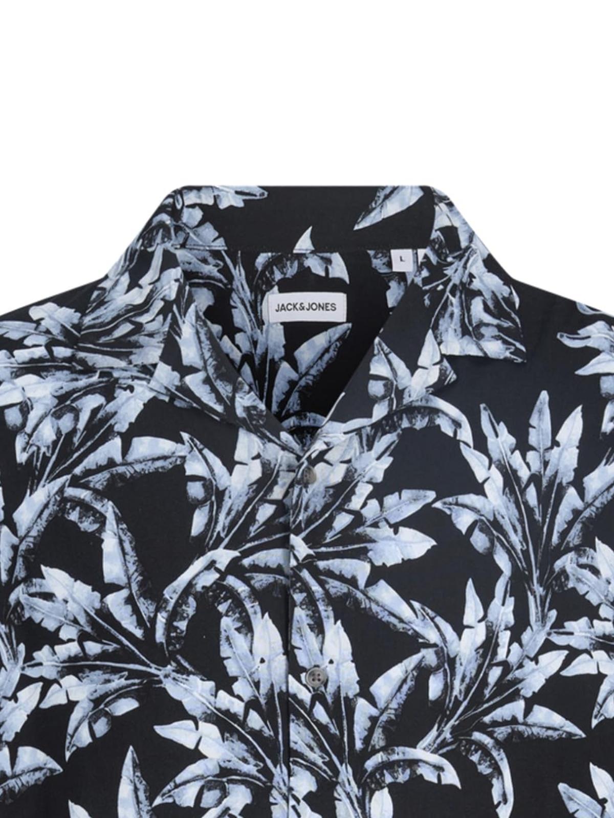 JJJEFF MONOCHROME AOP RESORT SHIRT SS 