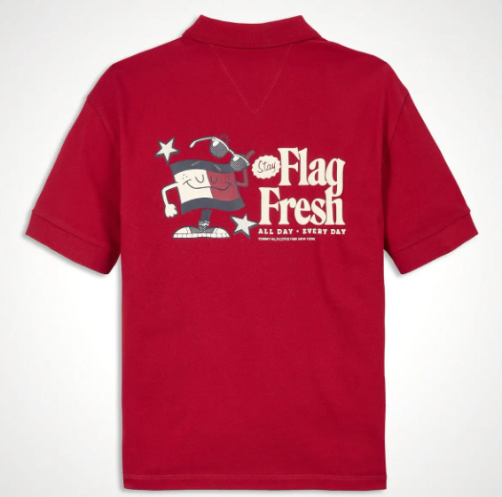 FLAG FUN REG POLO SS KB0KB09595/XLD TOMMY HILFIGER