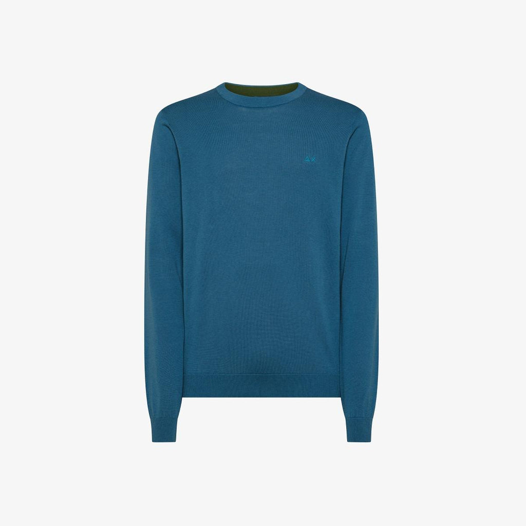 SWEATER ELBOW CONTRAST COLOR 