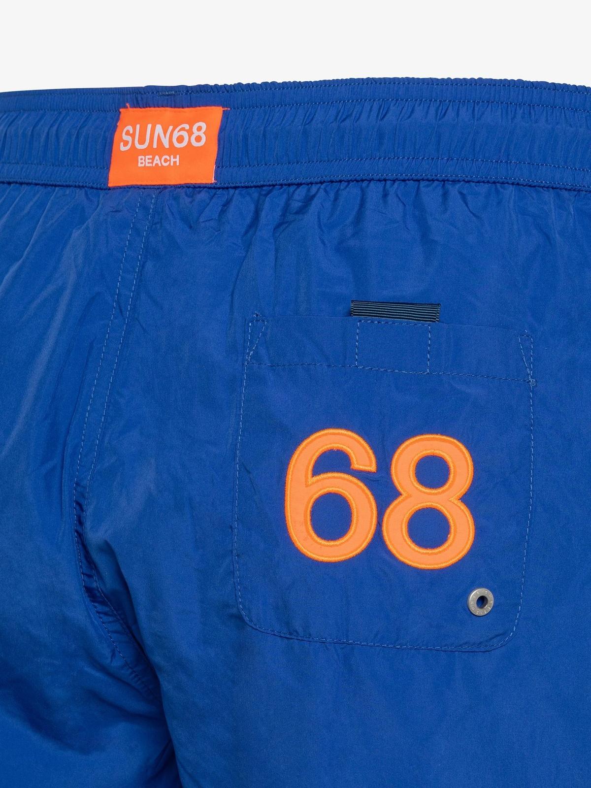 SWIM PANT WITH LOGO FLUO 