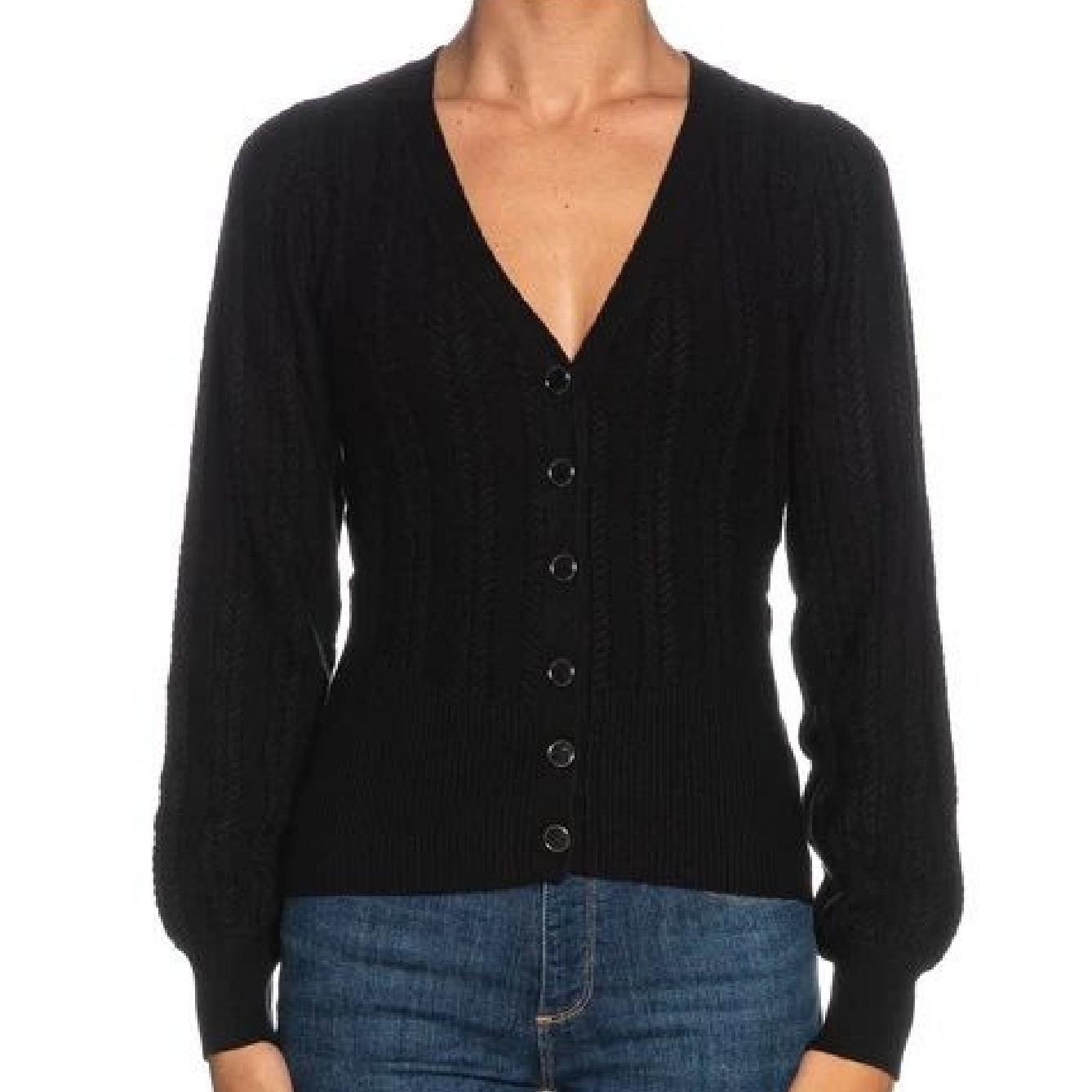 LIVIA LS VN CARDI SWTR W4BR31Z2V42/JBLK GUESS