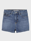 MID BLUE HR RELAXED SHORTS 