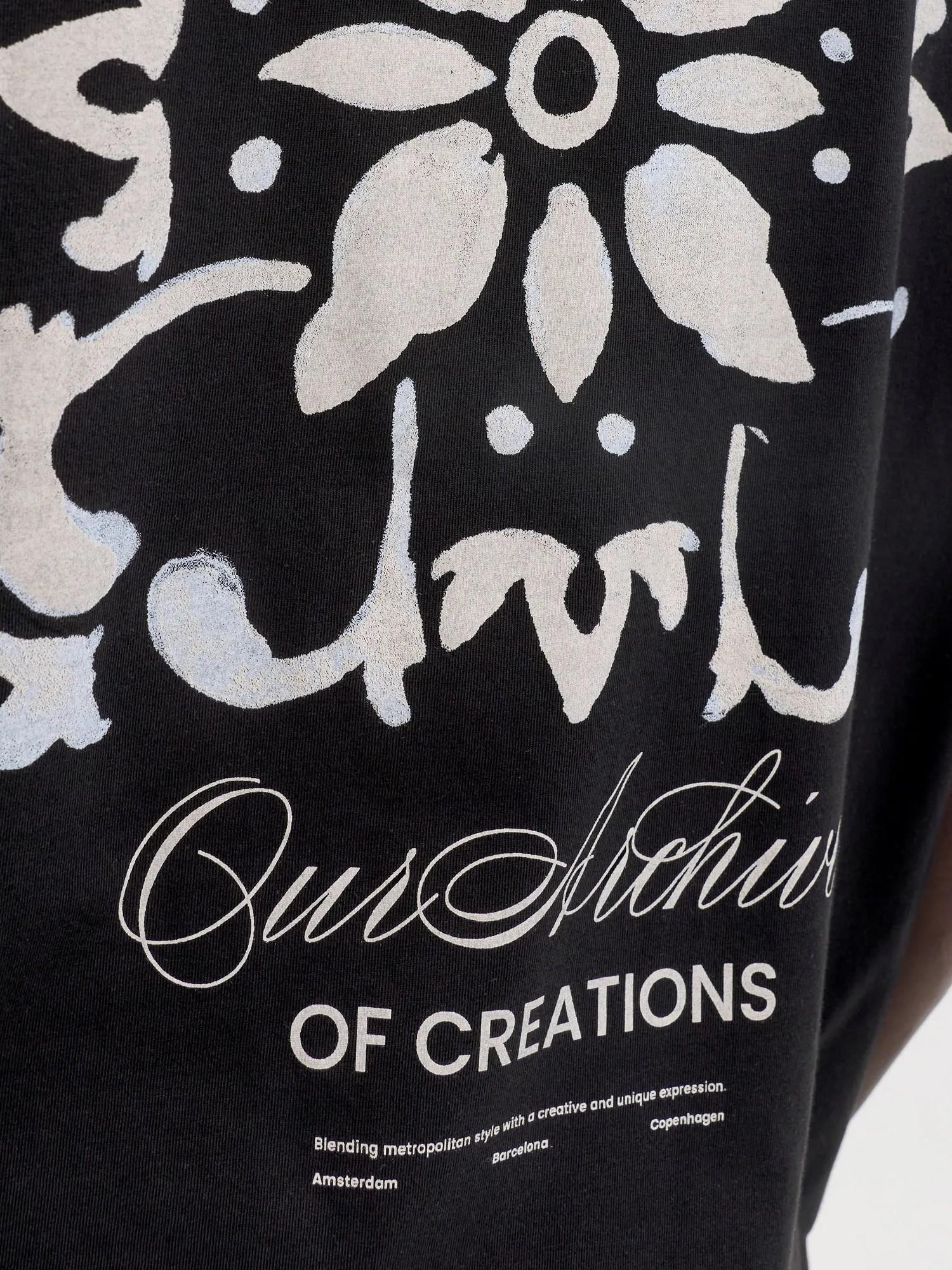 JJART PRINT TEE SS CREW NECK 