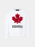 DSQUARED2 JUNIOR D2S922U SLOUCH FIT FELPA