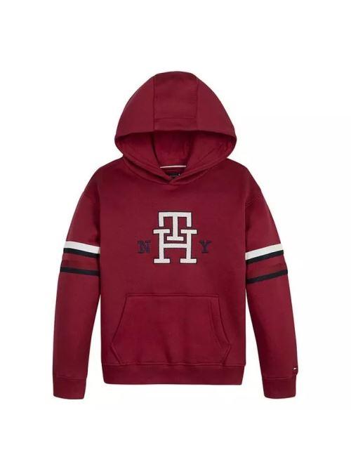 GLOBAL STRIPE MONOGRAM HOODIE 