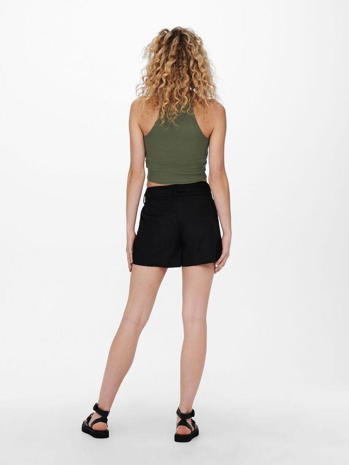 ONLVIVA LIFE HW BELT SHORTS PNT NOOS 