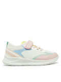 SNEAKER BASSA LACCI/VELCRO 