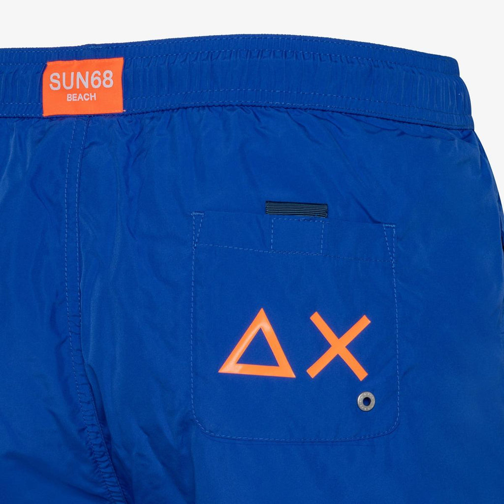 SWIM PANT WITH MACRO LOGO ON FRONT 