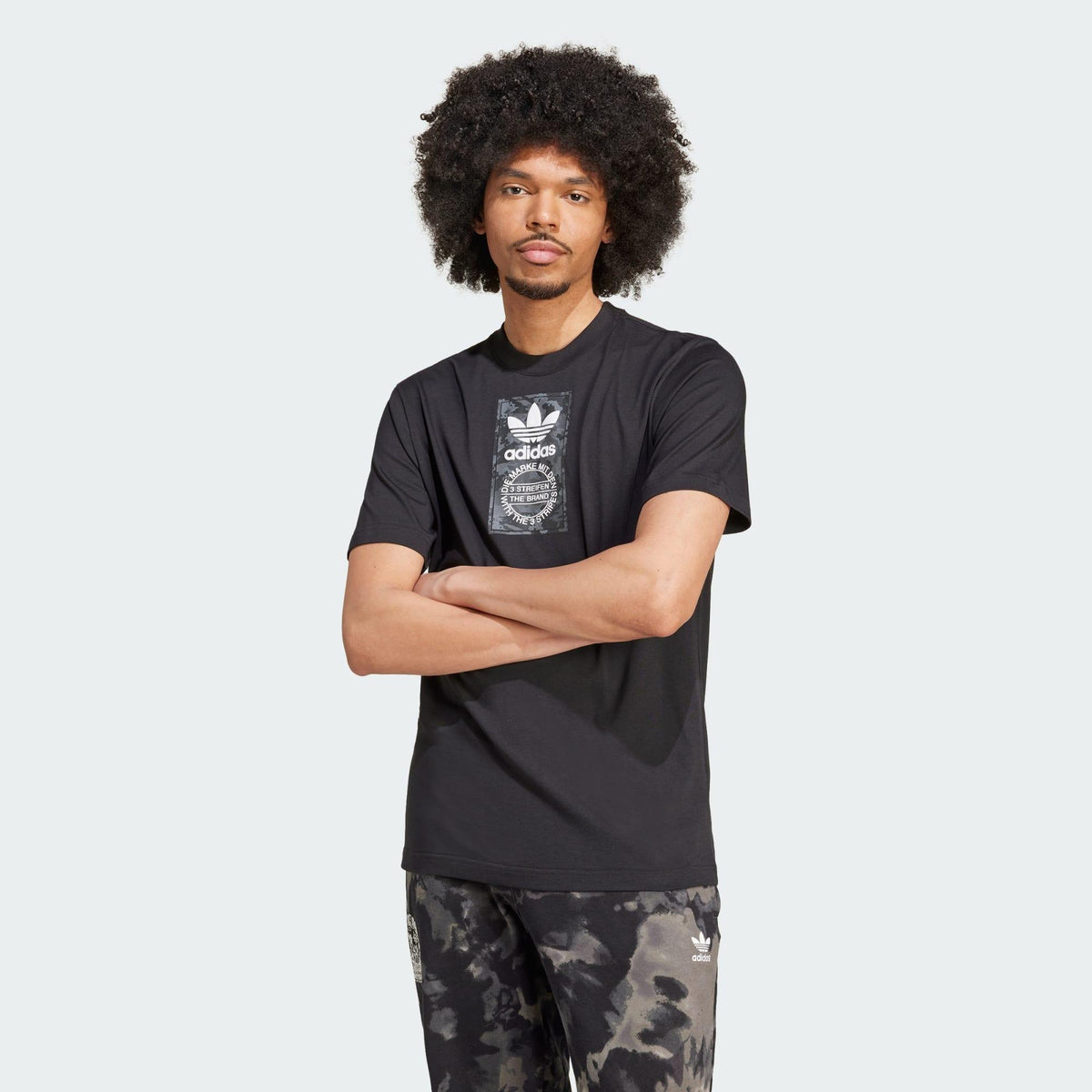 CAMO LABEL TEE 