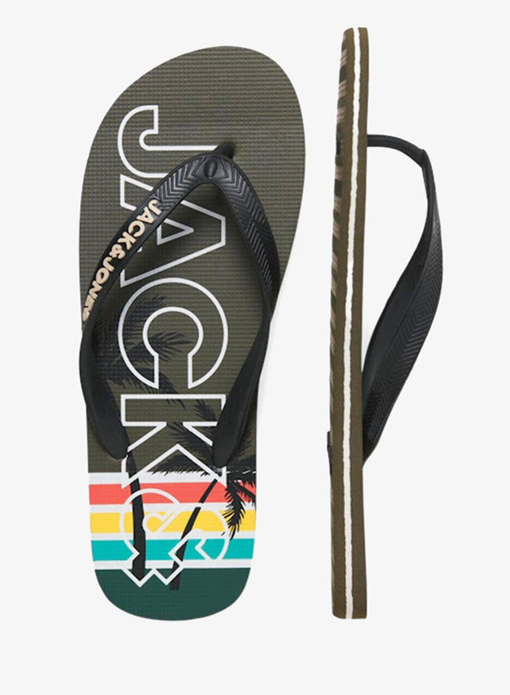JFWPALM PRINT FLIP FLOP LN 