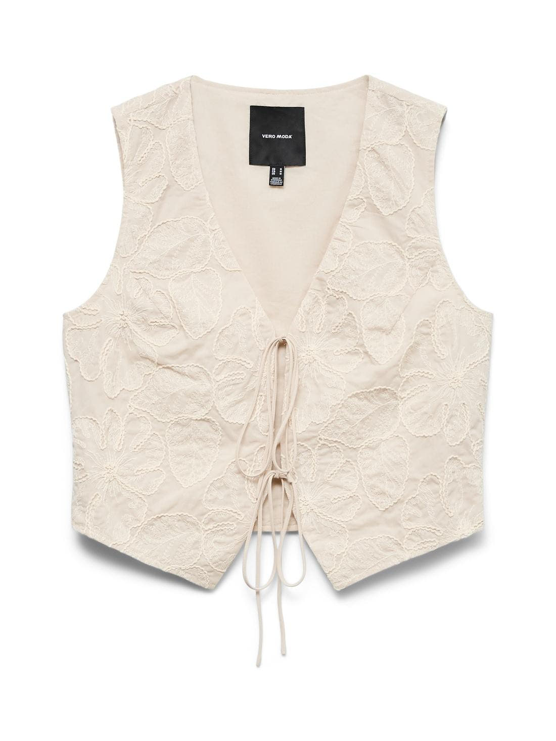 10344377/Oatmeal OATMEAL EMBROIDERY VERO MODA