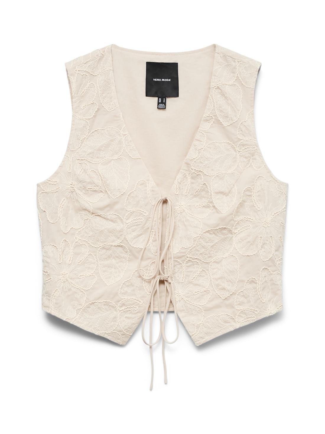10344377/Oatmeal OATMEAL EMBROIDERY VERO MODA