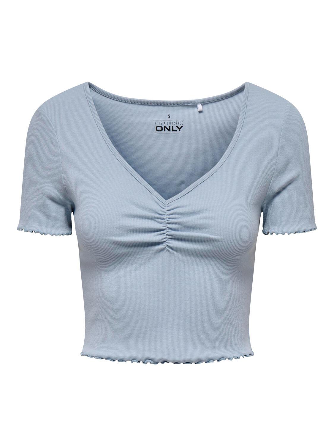ONLBETTY S/S V-NECK TOP CC JRS 