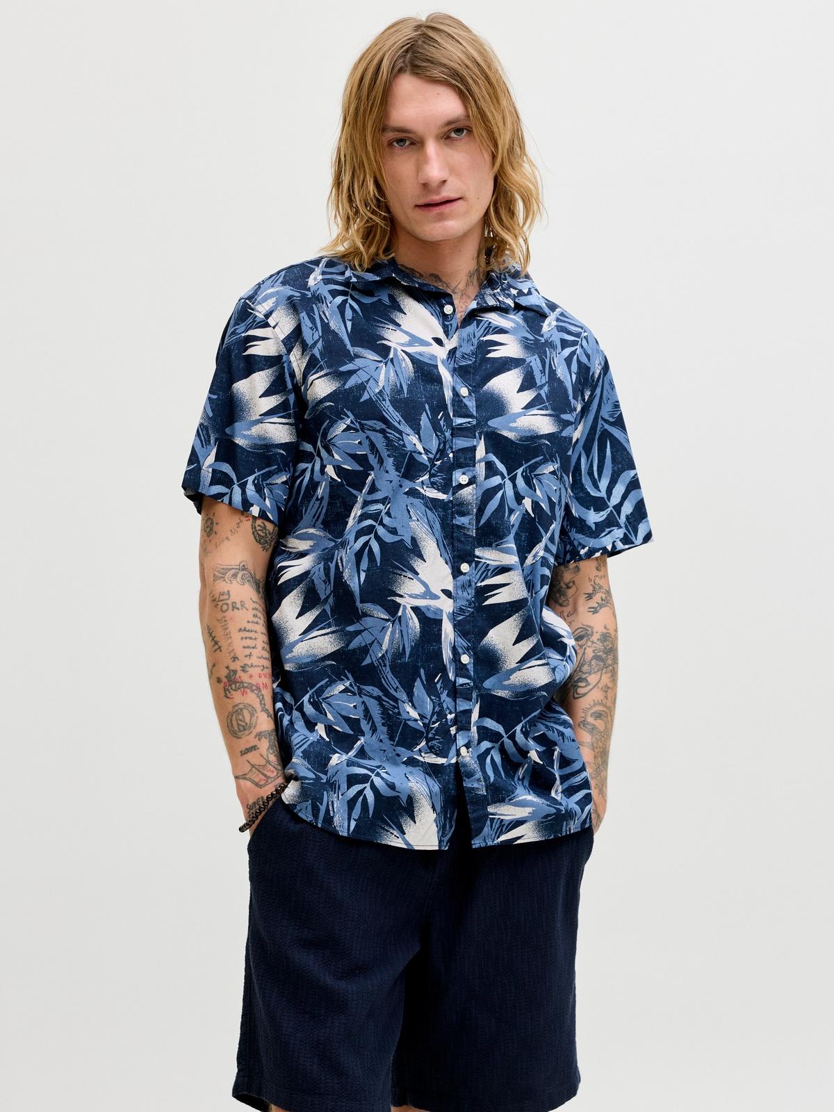 JJHONOLULU AOP SHIRT SS 