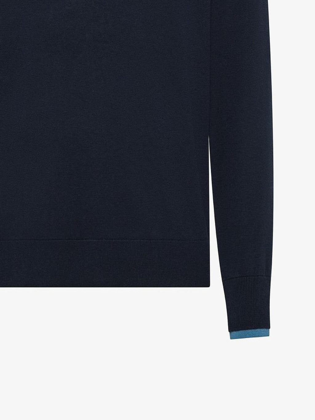 SWEATER NECK DOUBLE RIB L/S 