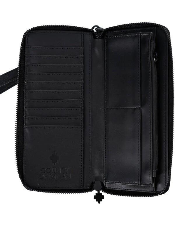 PORTAFOGLIO COMAF250173/NERO PINK MARCELO BURLON COUNTY OF MILAN