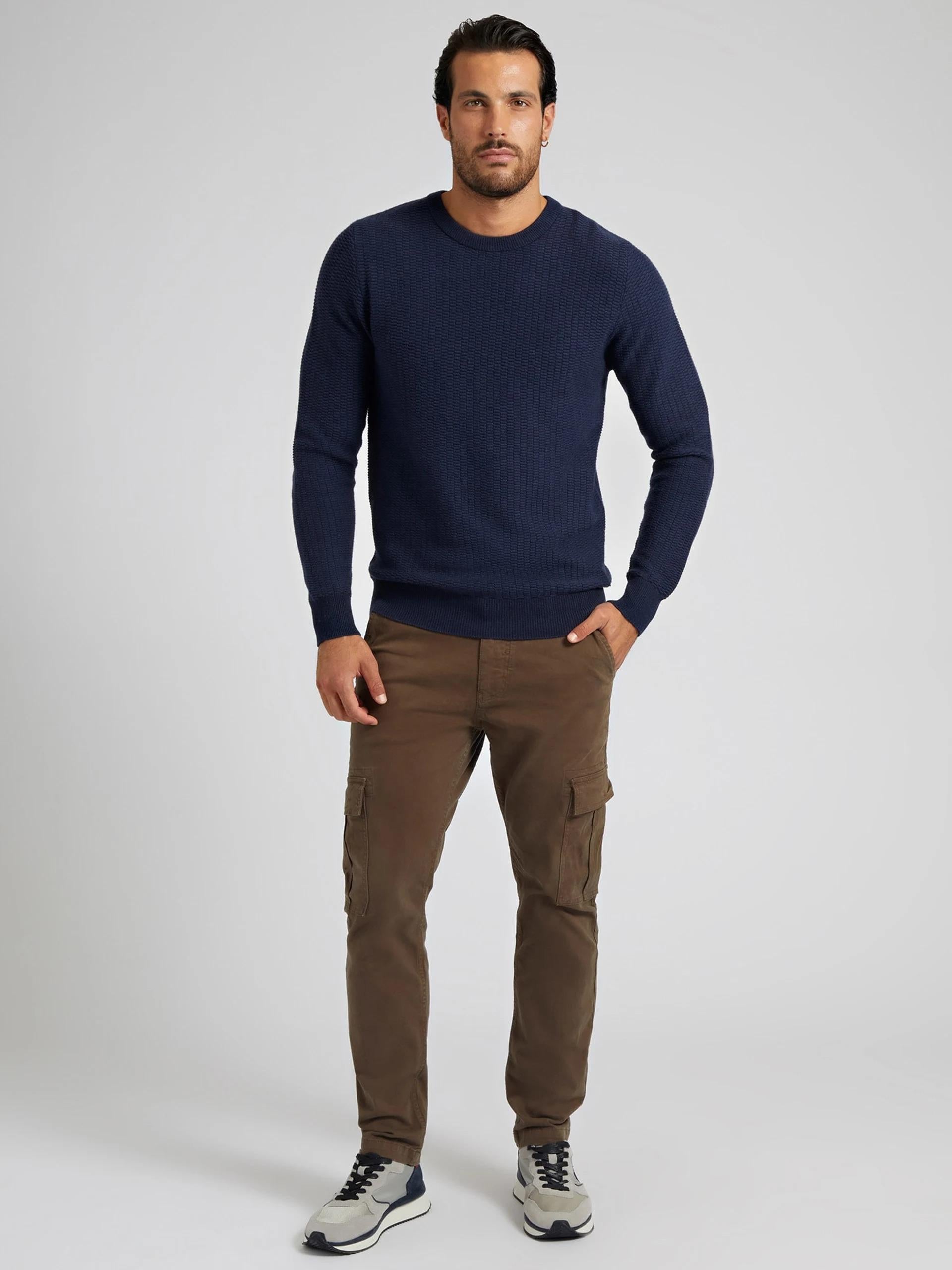 PACO CN BASKET STITCH SWTR M2BR12Z3151/F7TC GUESS