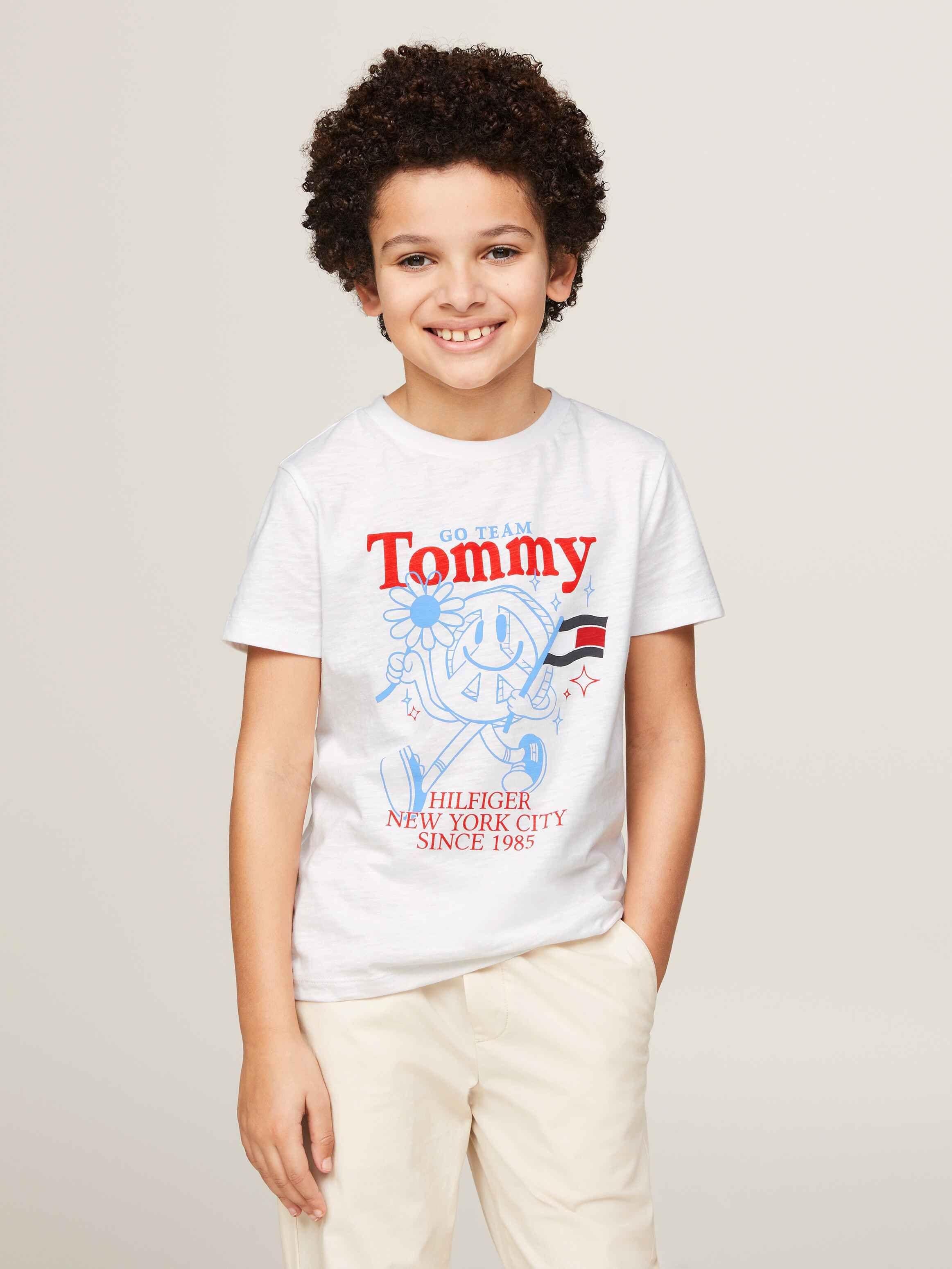 FUN  TEE S/S KB0KB08804T/YBR TOMMY HILFIGER