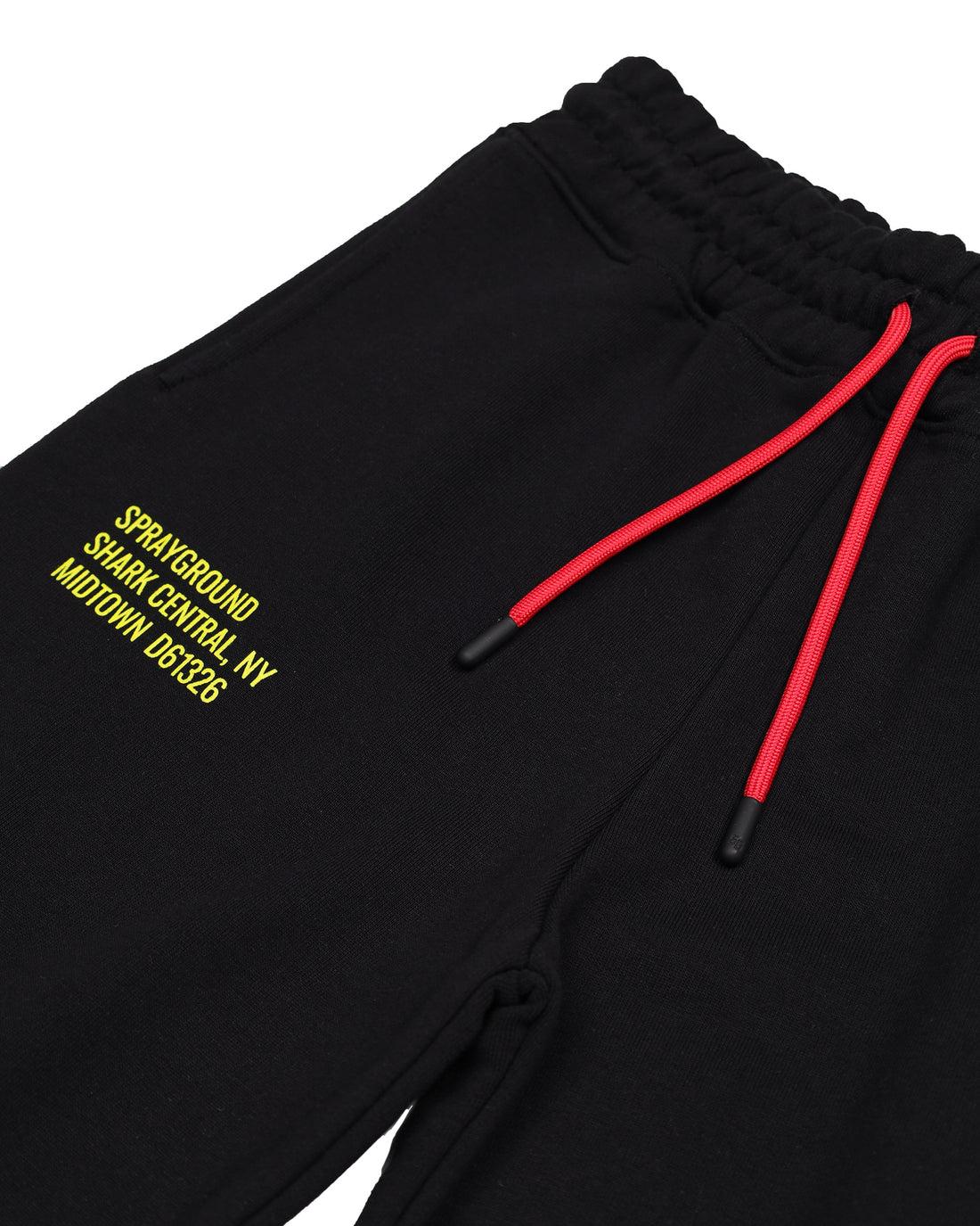 SHARK BASIC BAGGY PANTS BLACK 