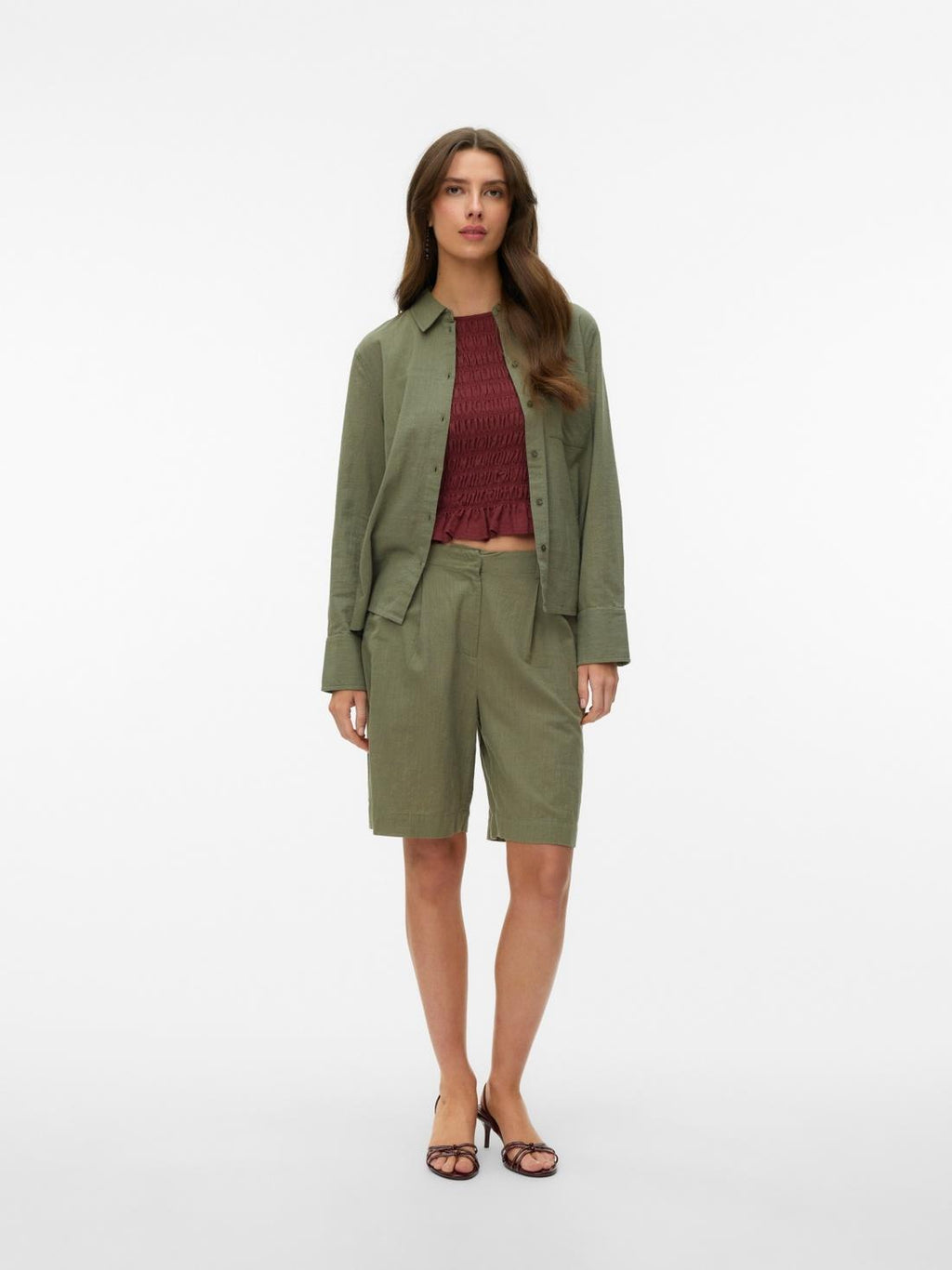 10344940/Deep Lichen Green VERO MODA