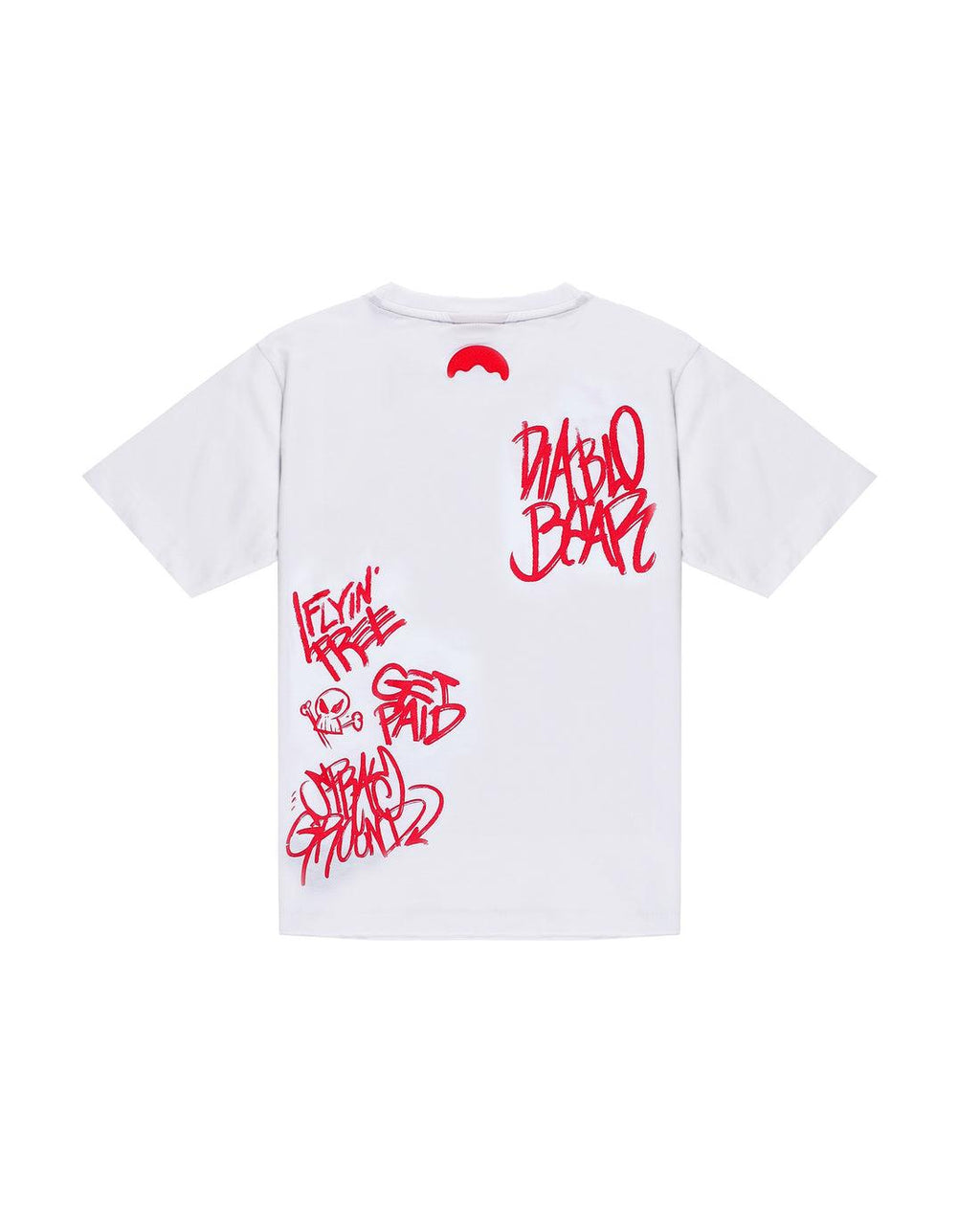 VANDAL DIABLO BEAR WHITE REGULAR T-SHIRT 