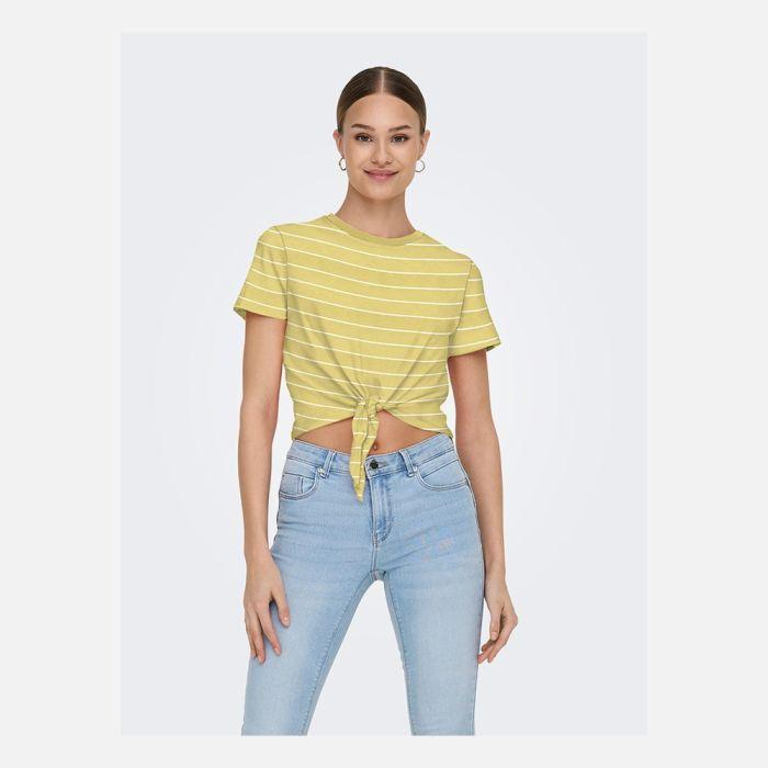 ONLMAY S/S SHORT KNOT TOP BOX JRS 