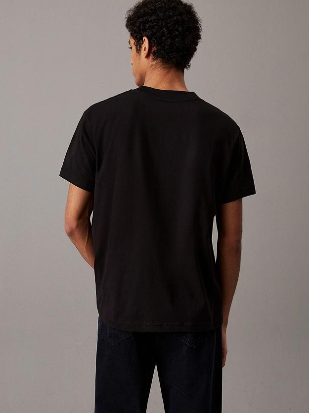 TEXTURED MONOLOGO TE J30J327086/BEH CALVIN KLEIN JEANS