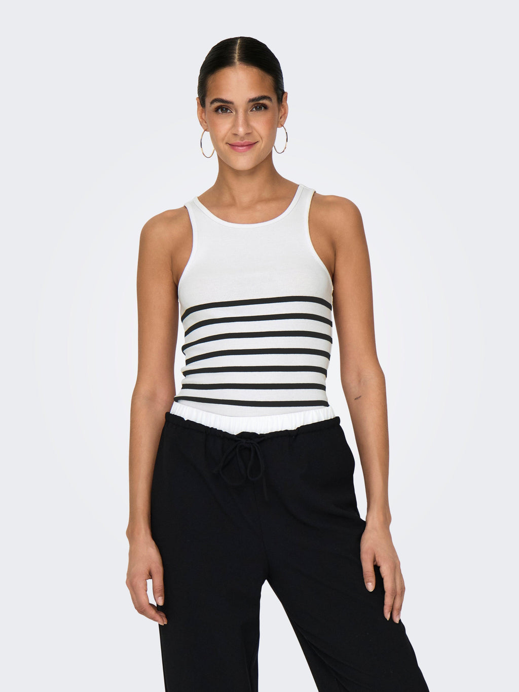 ONLKENYA RIB STRIPE TANK TOP JRS NOOS 