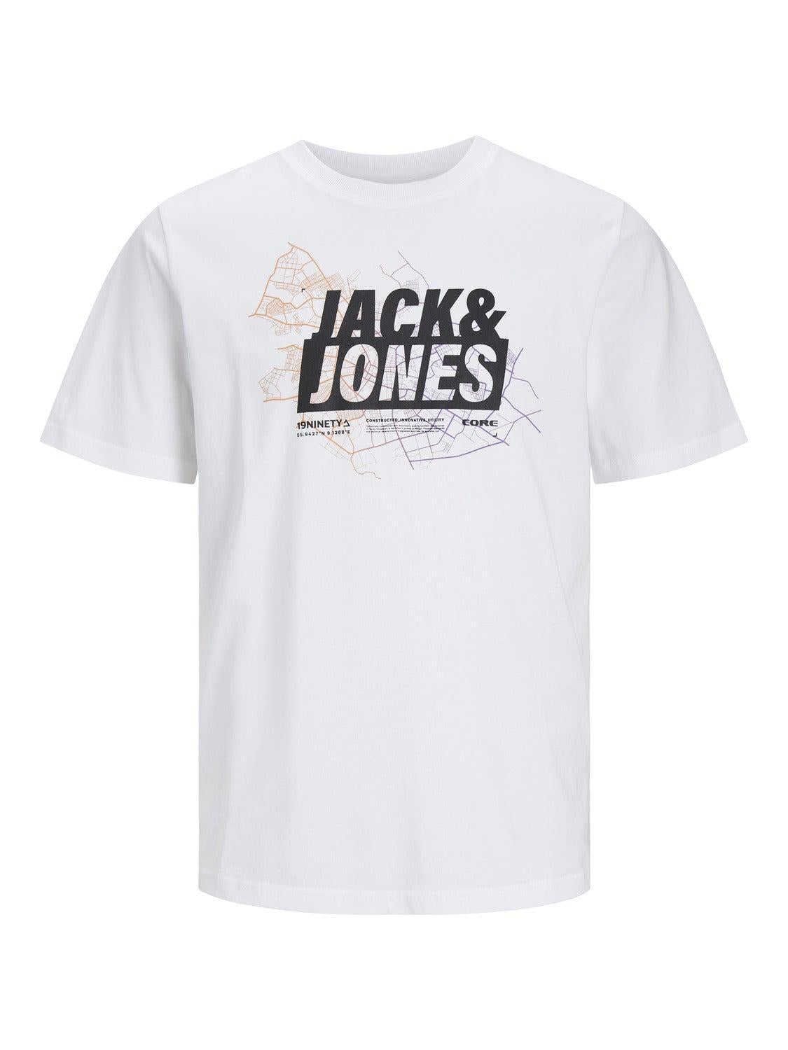 12252376/White JACK AND JONES
