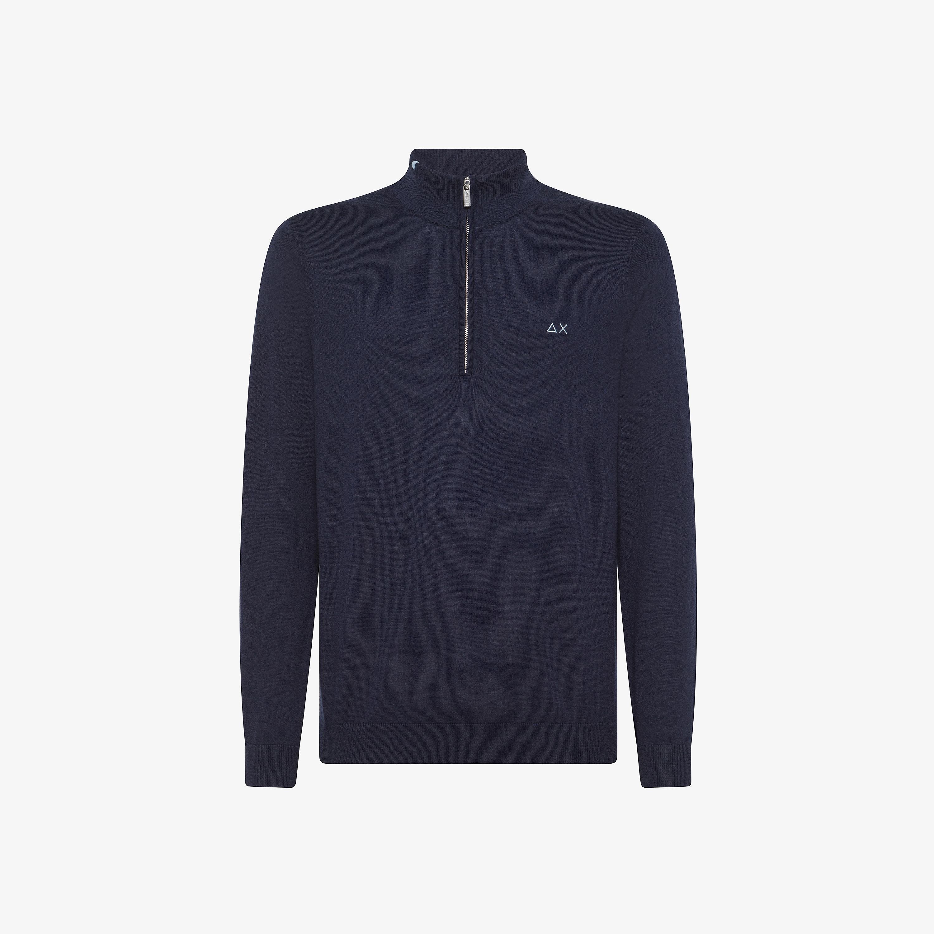 HALF ZIP SOLID 