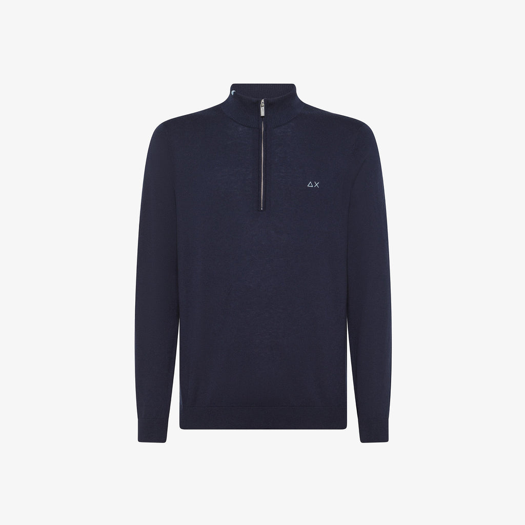 HALF ZIP SOLID 